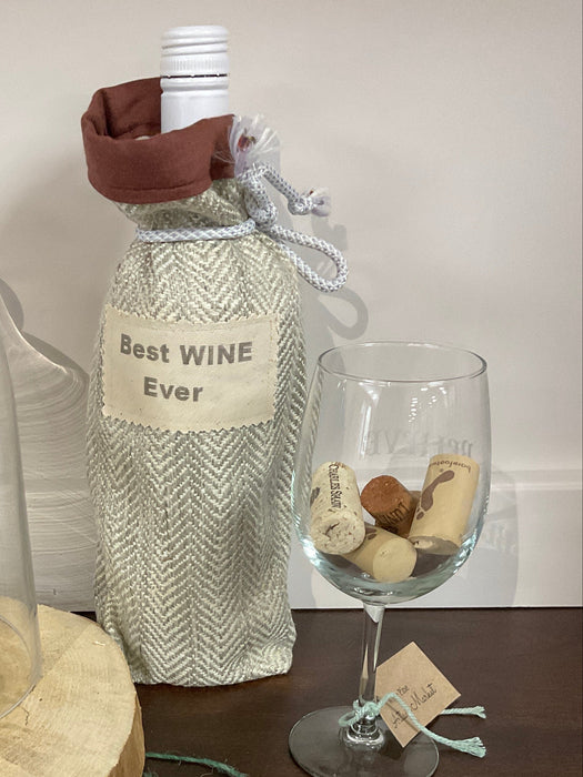 Fabric Wine bags- Best wine Ever