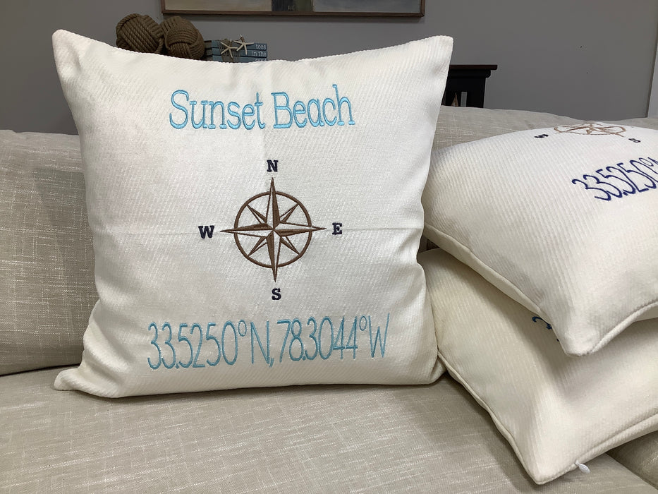 Throw pillow - Sunset Beach 20”