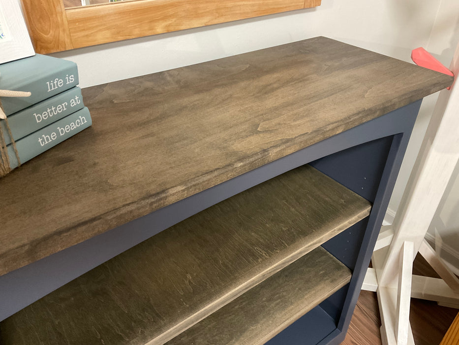Ionia bookcase - short blue