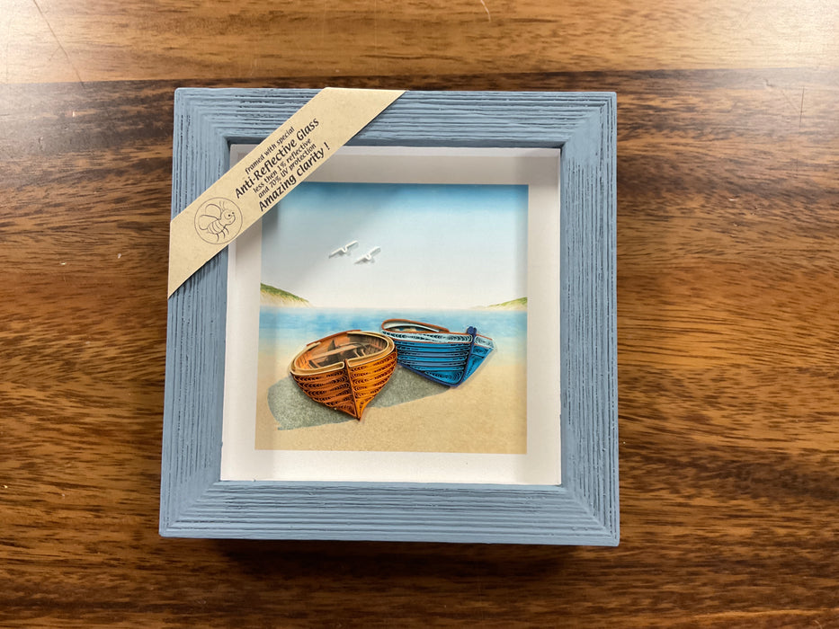 Shadow box frame - Quilling art