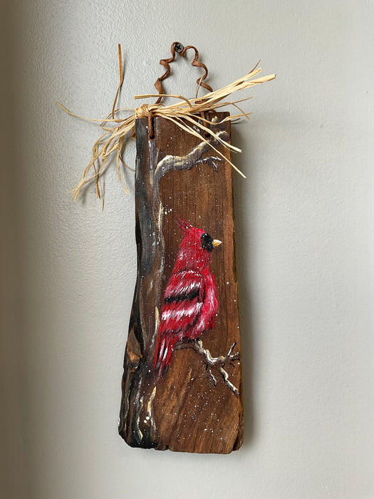 Bird on live edge