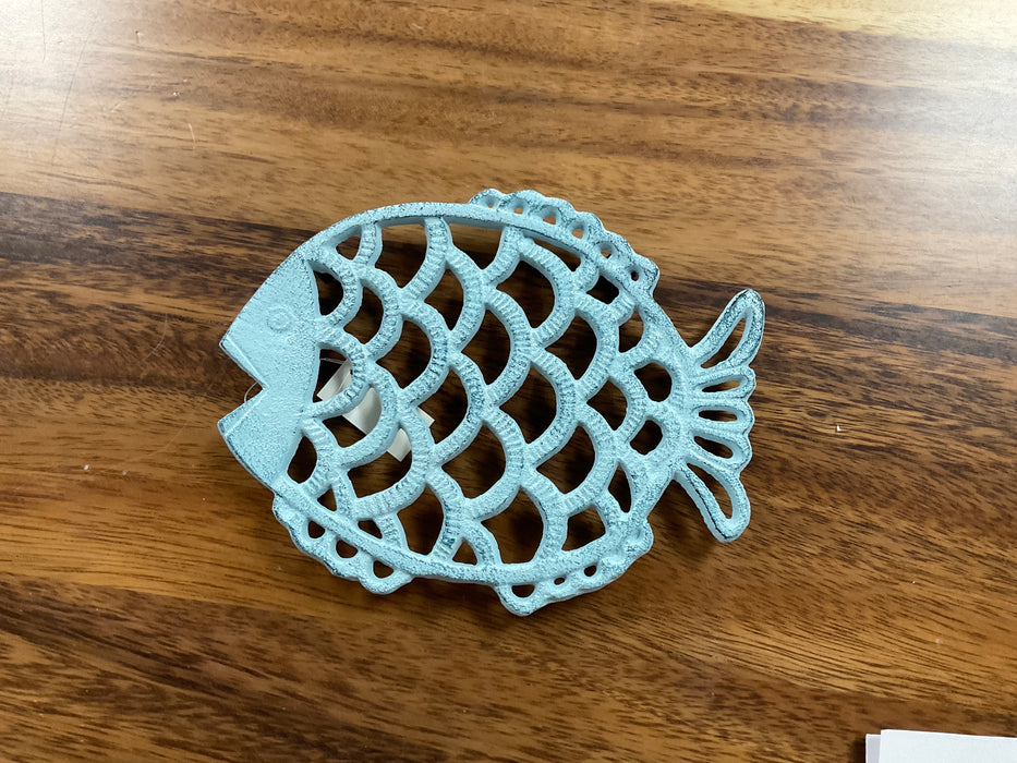 Fish trivet cast iron