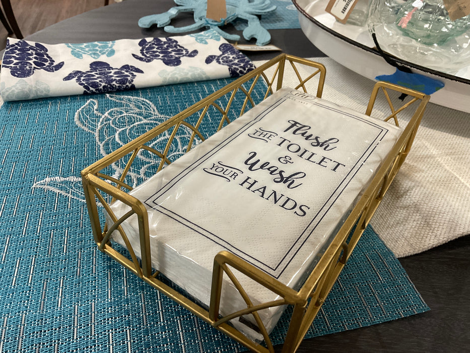 Guest towel napkin caddy - Arch