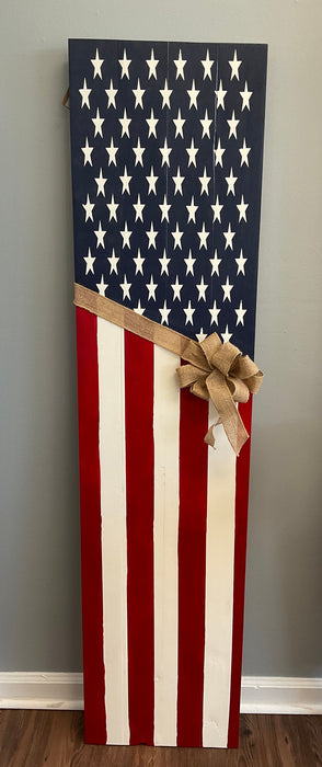 Door leaner - American flag