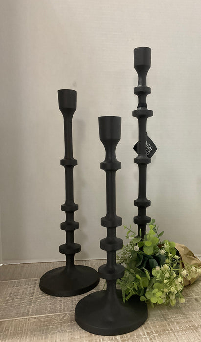 Abacus taper candle holder