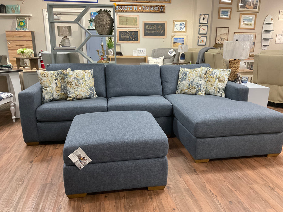 Collins sofa chaise with Ottoman