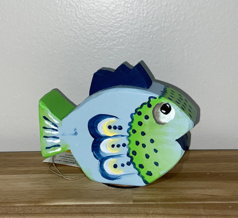 Colorful wood fish