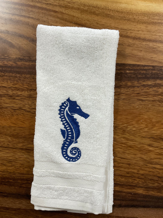 Hand towel seahorse