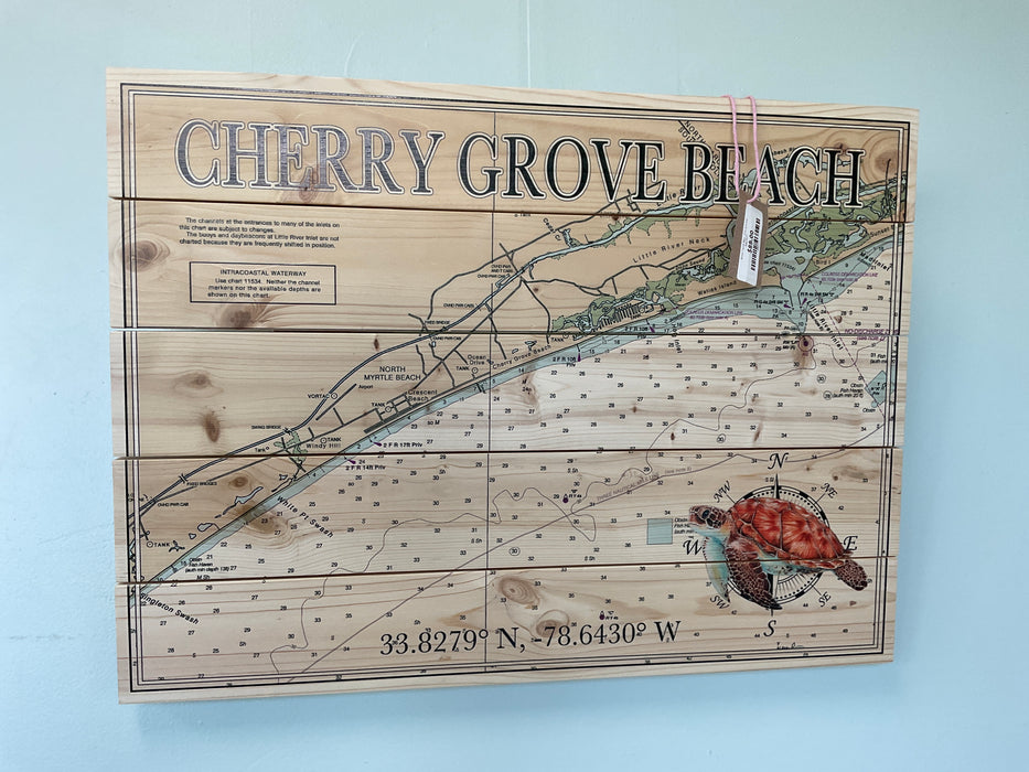 Wood Pallet Map - Cherry Grove