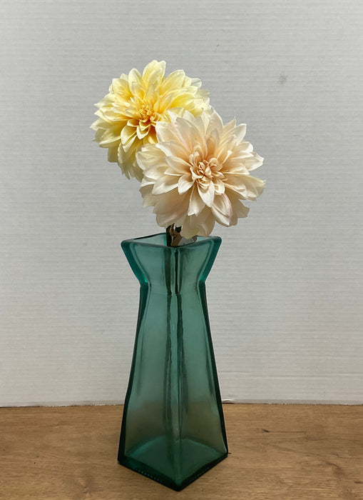 Vintage Aqua Glass Vase