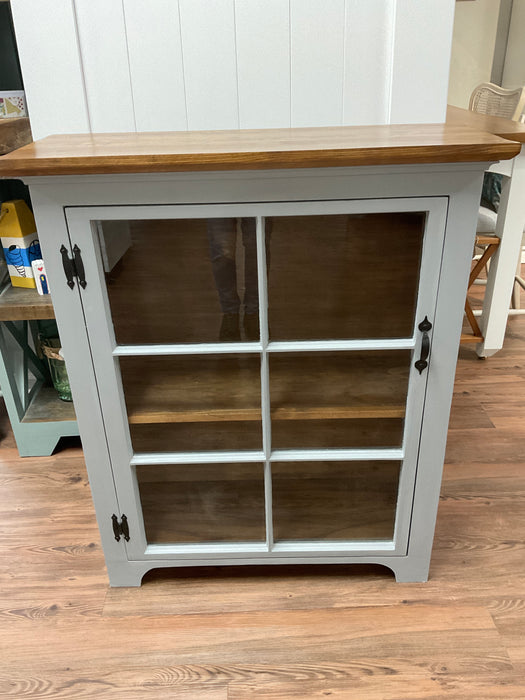 Single Window Cabinet - Gray