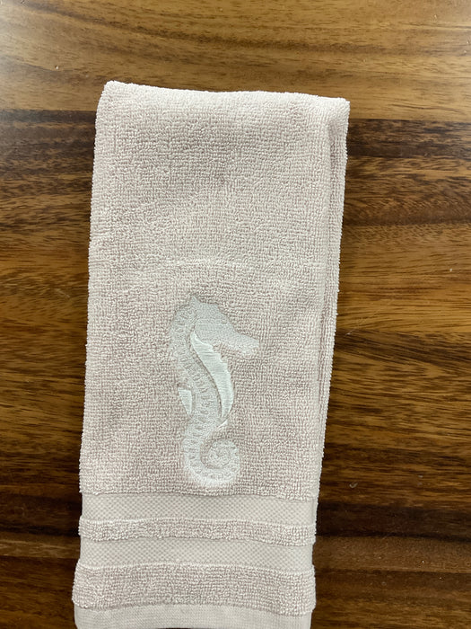 Hand towel seahorse