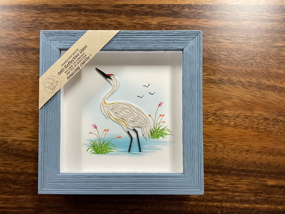 Shadow box frame - Quilling art