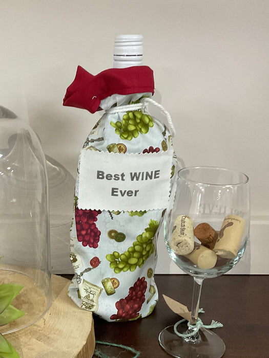 Fabric Wine bags- Best wine Ever