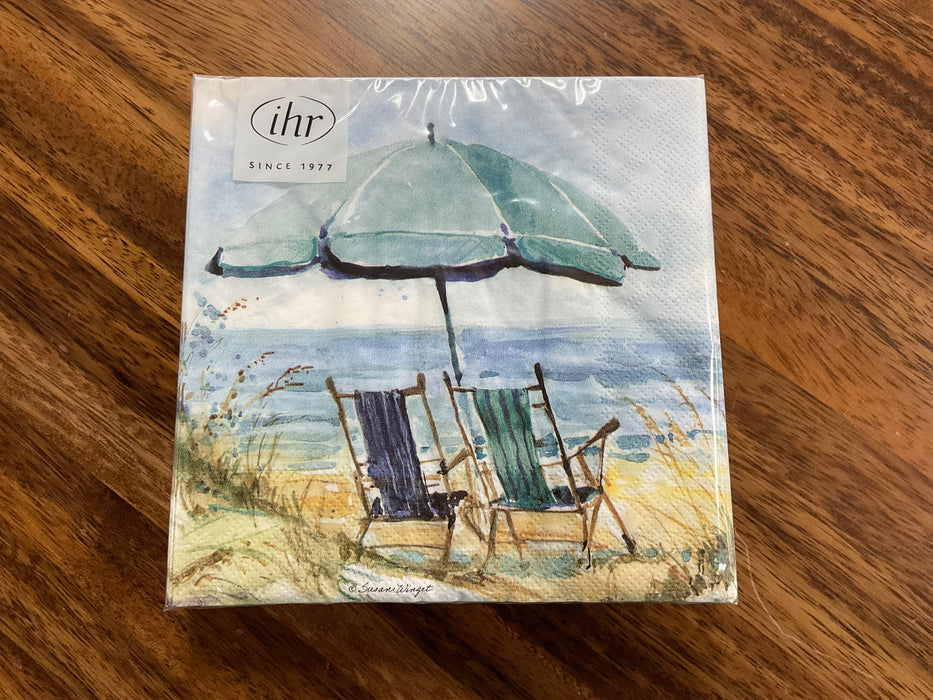 Paper lunch napkins- Beach chairs