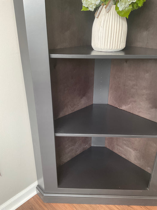 Albion corner cabinet - black