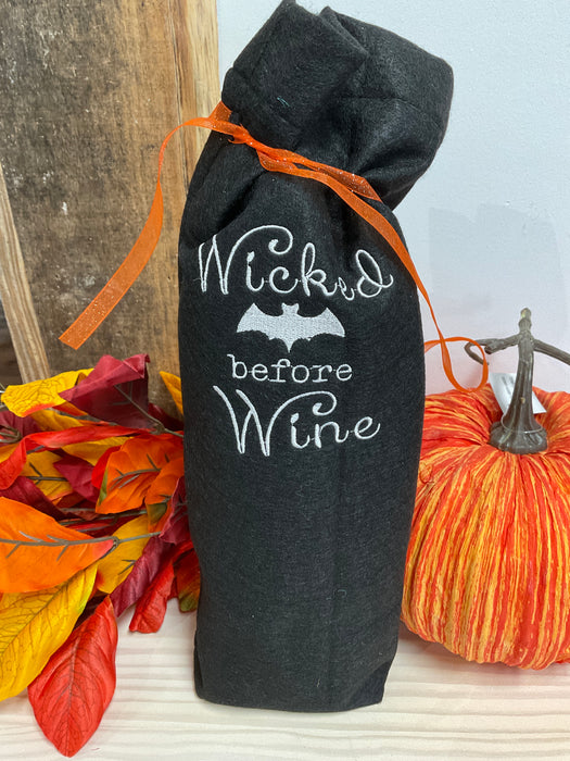 Halloween Wine Bag