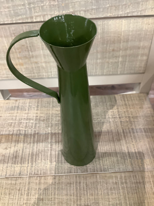 Green metal pitchers