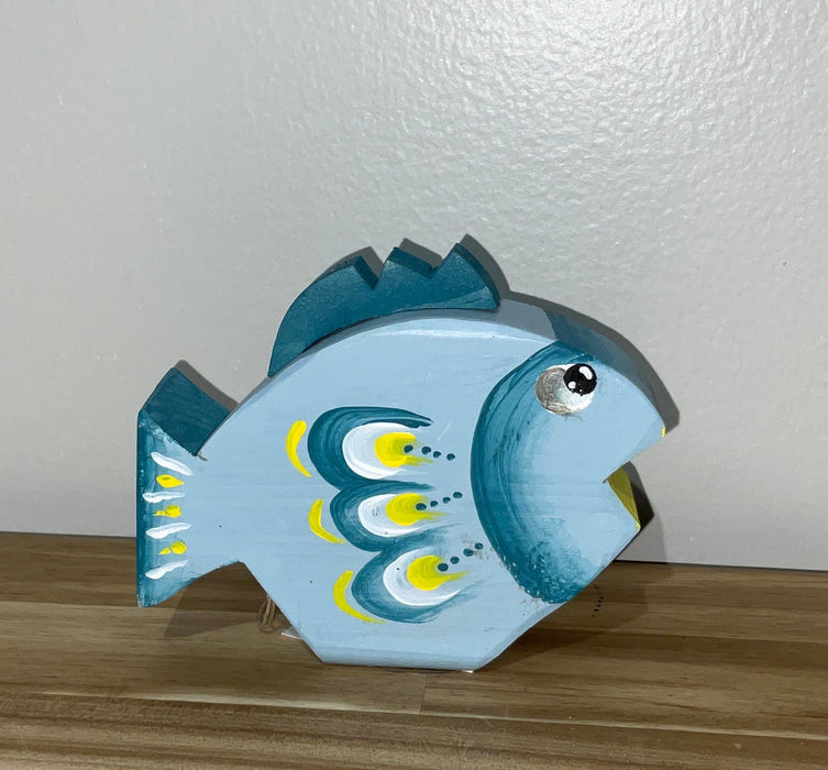 Colorful wood fish