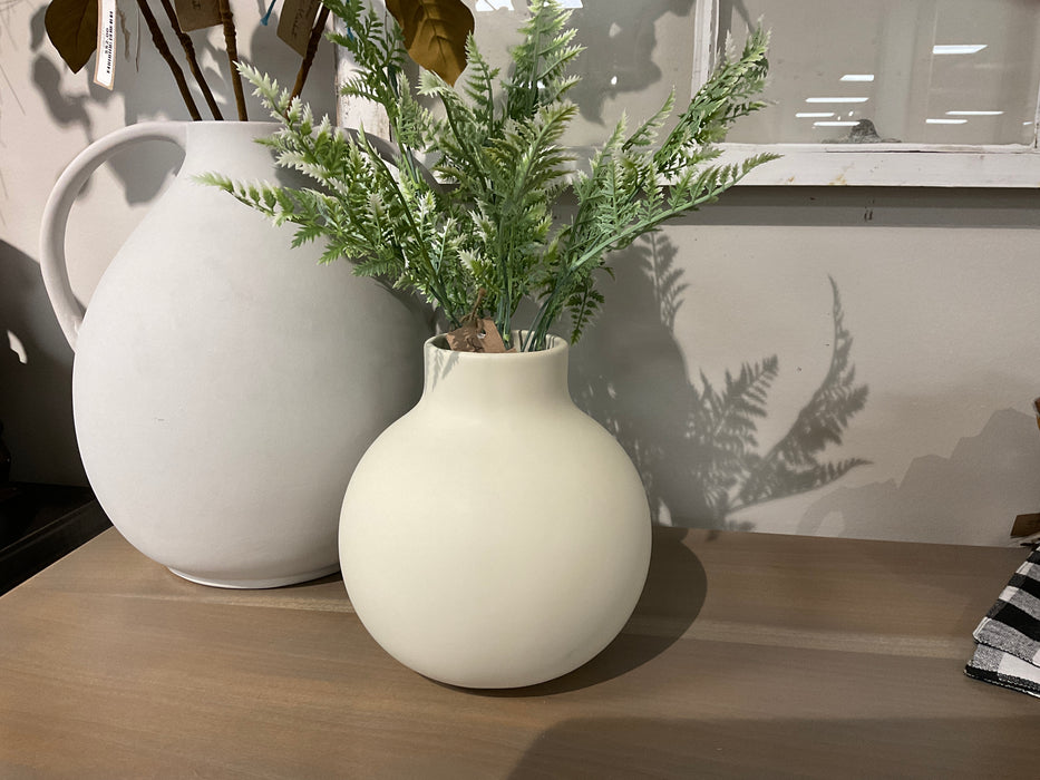 Round Ceramic Vase