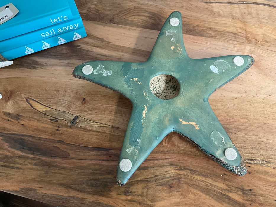 Decorative ceramic starfish