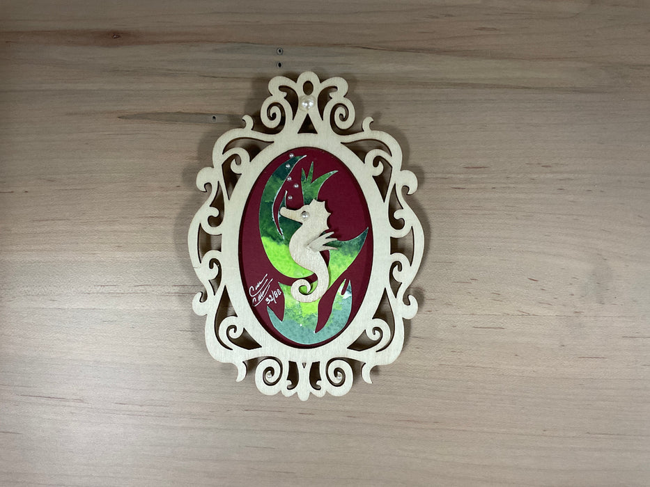 Framed Wood Magnet
