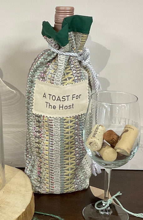 Fabric Wine bag -A toast