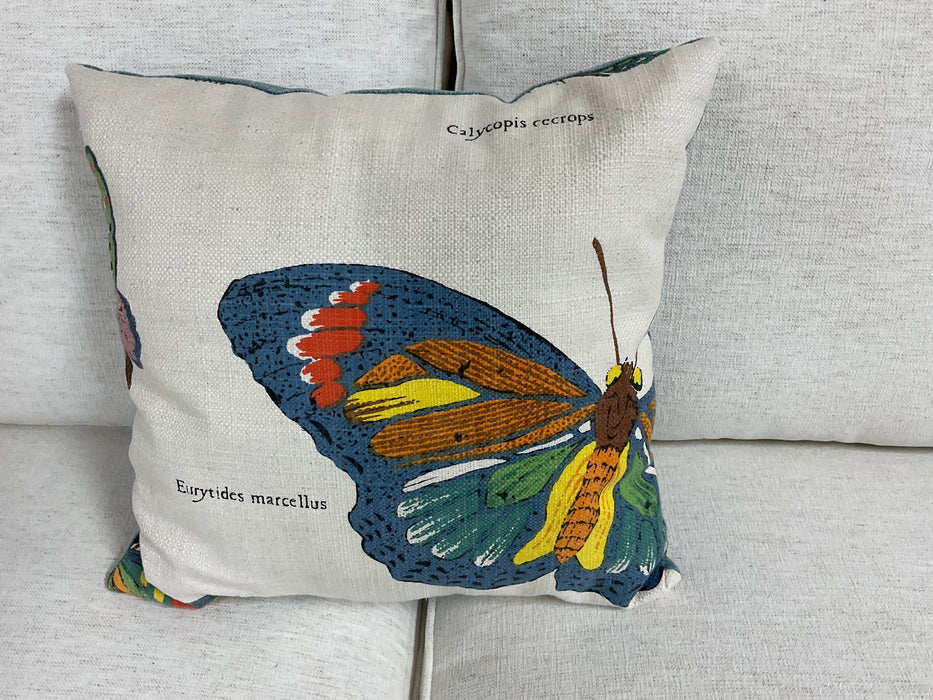 Fabric pillow butterfly