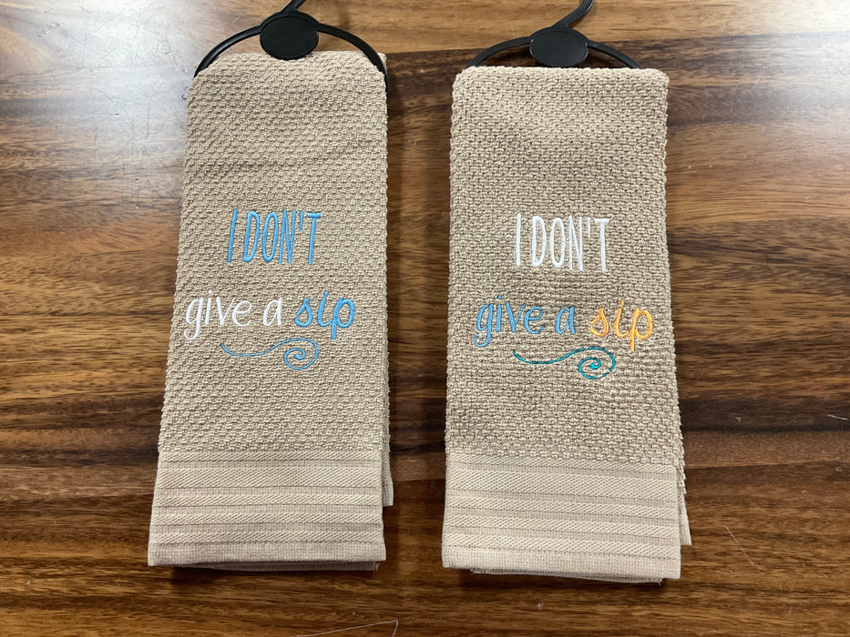 Dish towel - Don’t give a sip