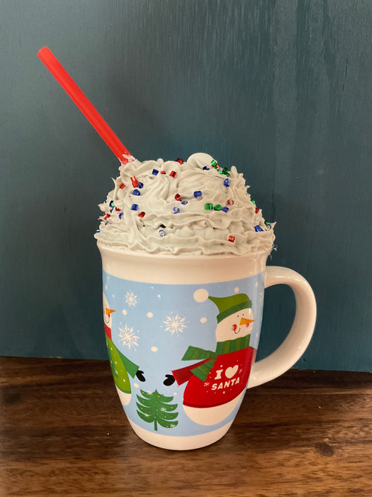 Christmas mug faux drink