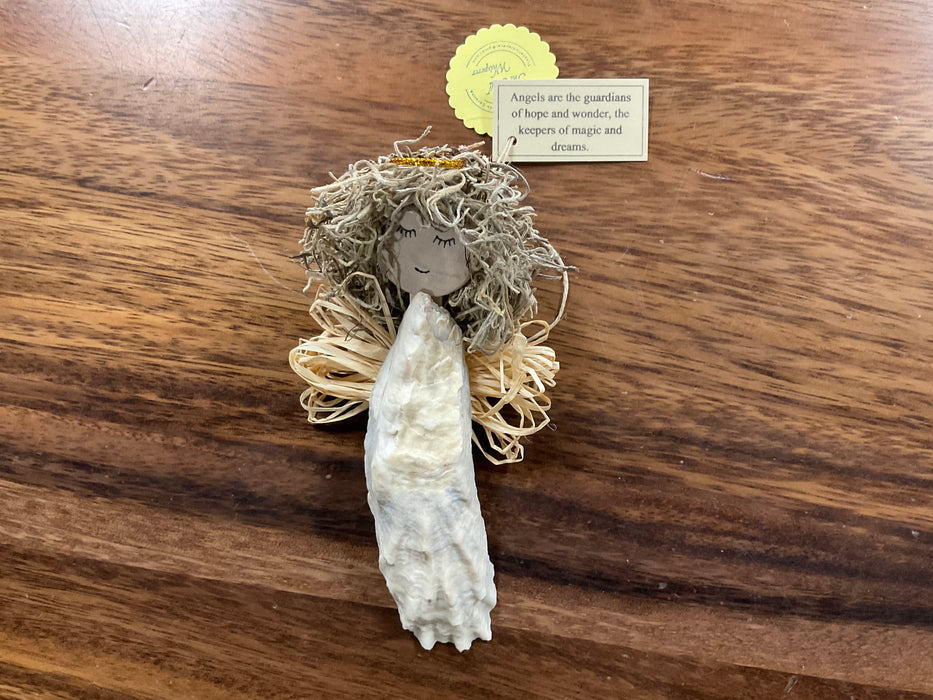 Raffia Angel Ornament