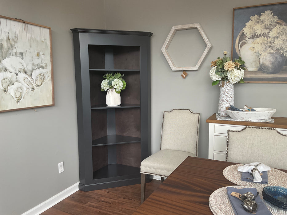 Albion corner cabinet - black