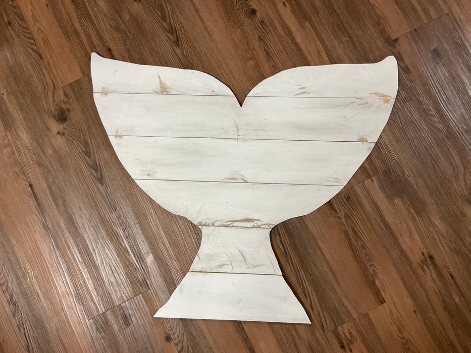 Wood Whale Tail - Pine