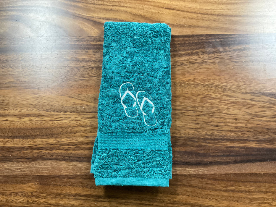 Hand towel - flip flops