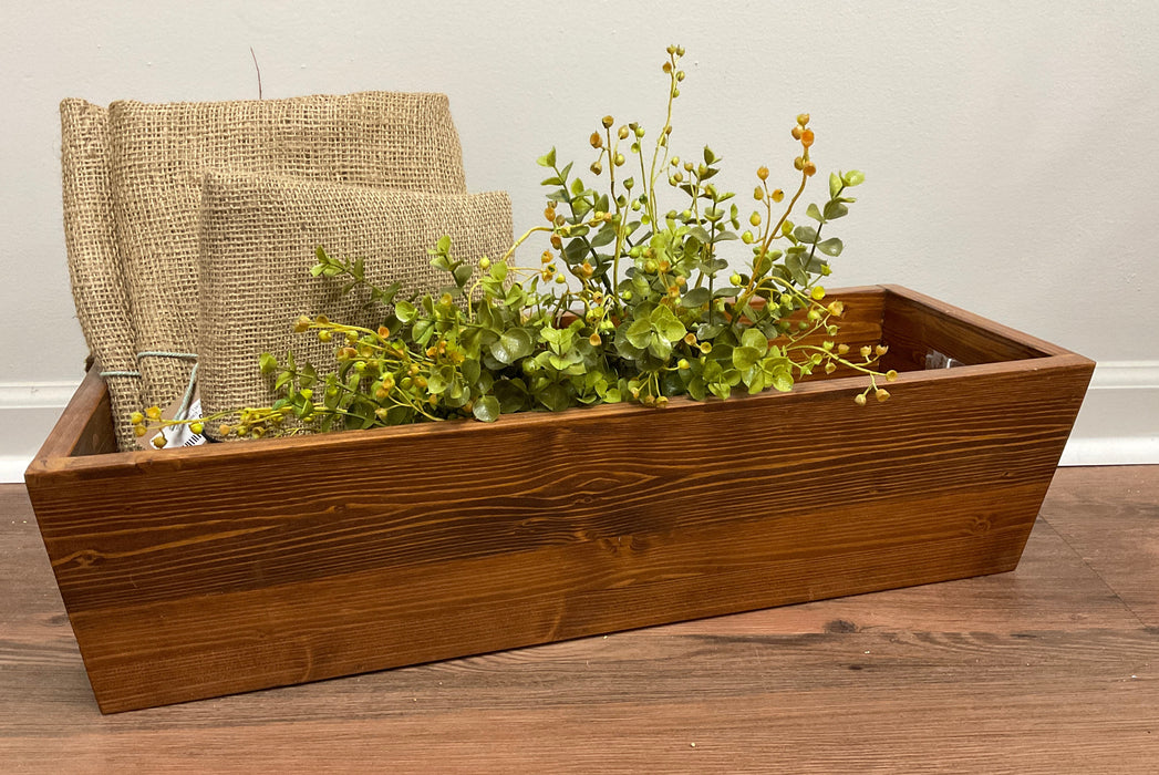 Wood planter - flower box