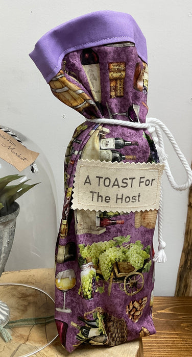 Fabric Wine bag -A toast