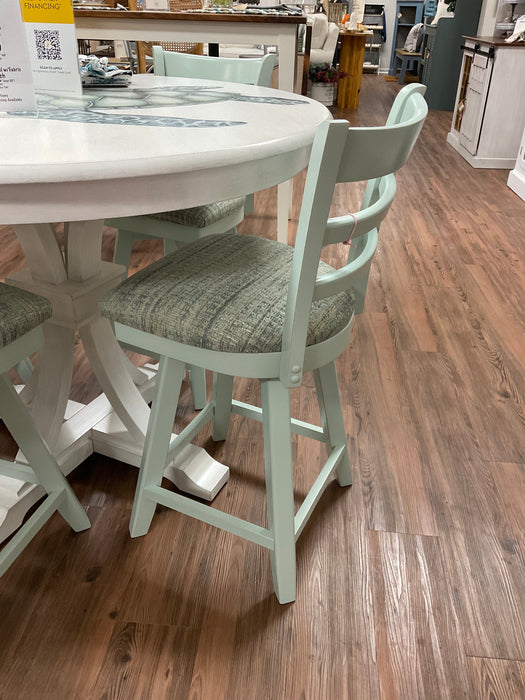 Counter Stool - Emily swivel w/Fabric