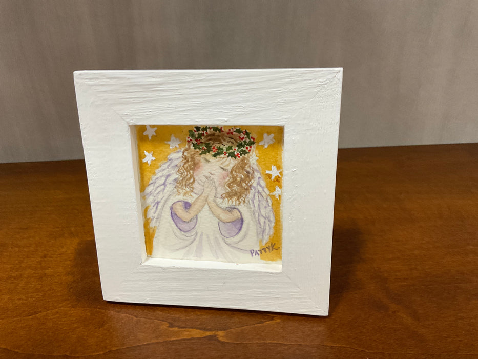 Framed water color - angel