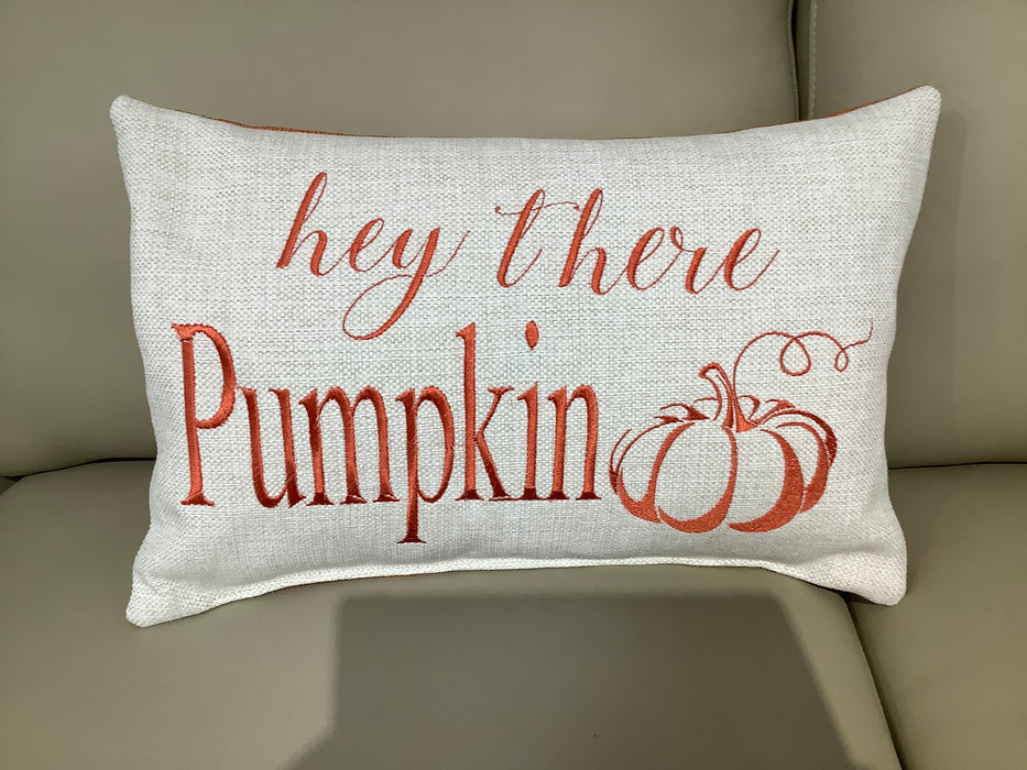 Throw pillow-Hey there