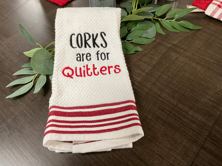 Dish towel - Corks