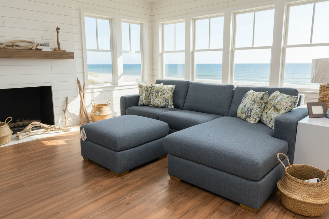 Collins sofa chaise with Ottoman