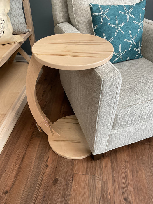 Flat Rock End Table 28" - Wormy Maple