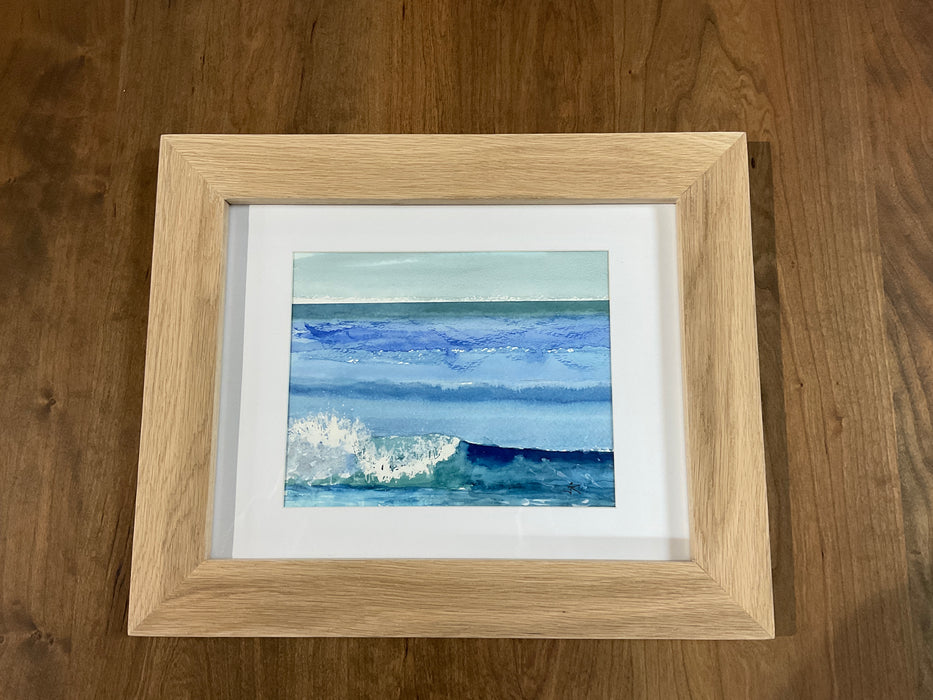 Framed Watercolor - waves