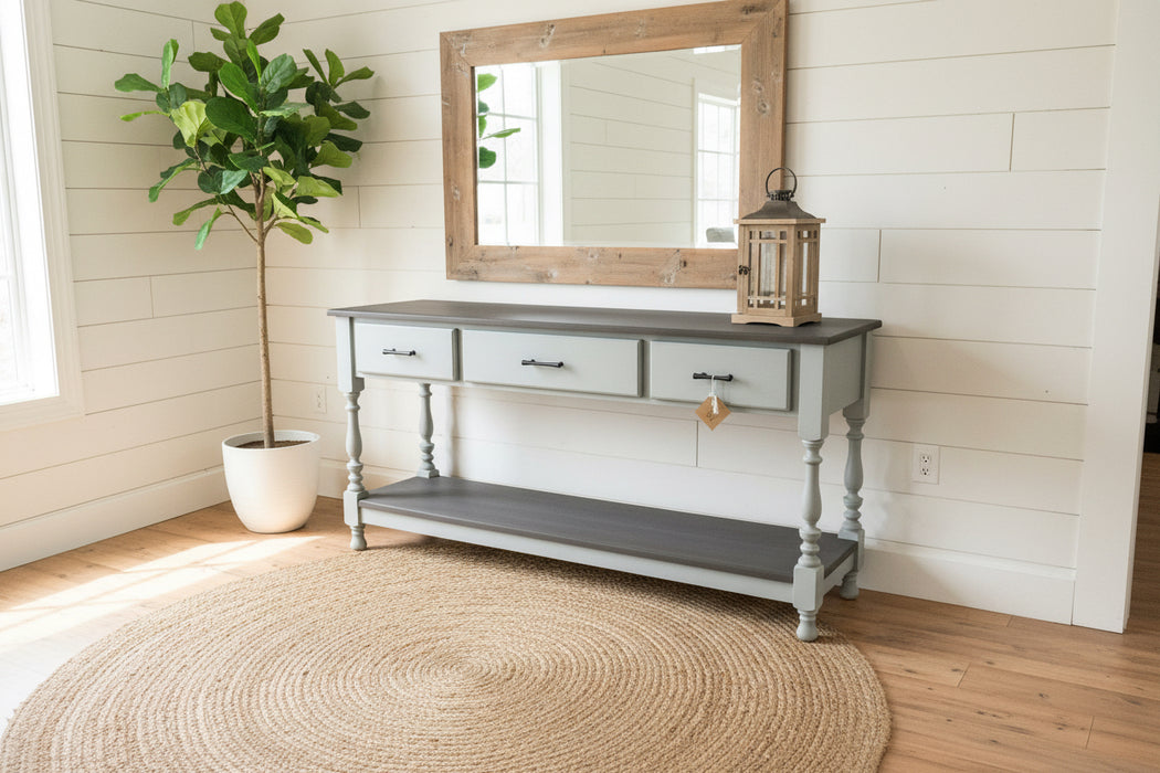 Mason sofa table - Sapele