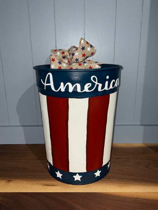 Patriotic Sap Bucket