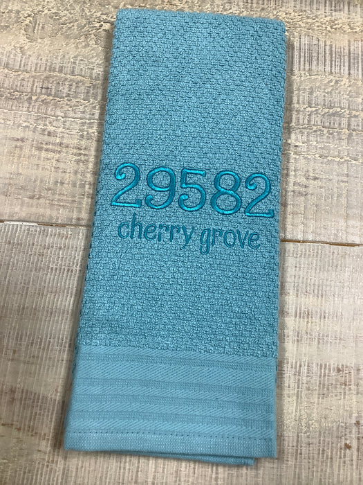 Dish towel - town/zip