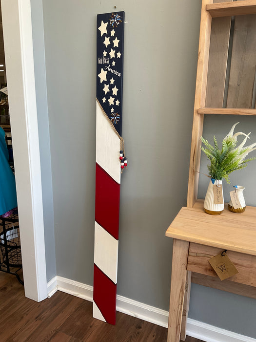 Skinny door leaner - Patriotic