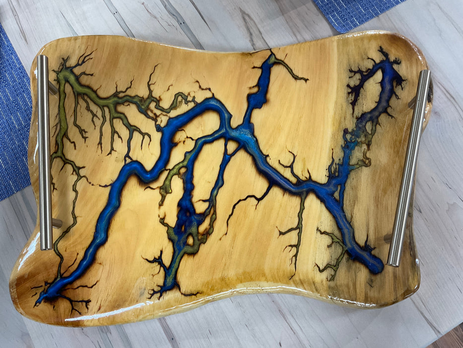 Fractal Serving Tray - Pine
