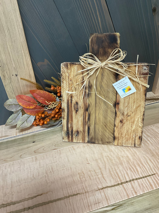 Standing Wooden Pumpkin