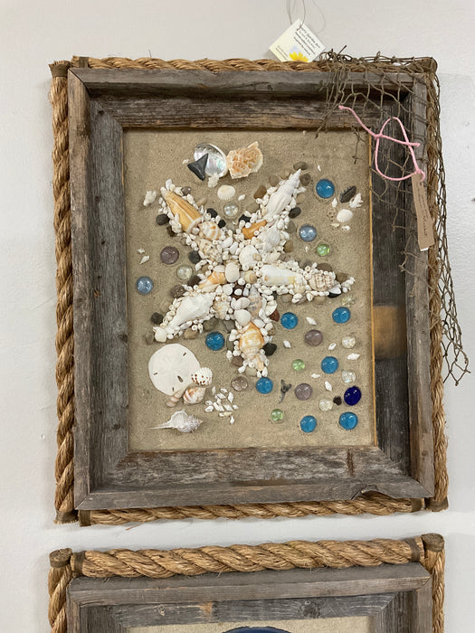 Rope frame - Starfish sand